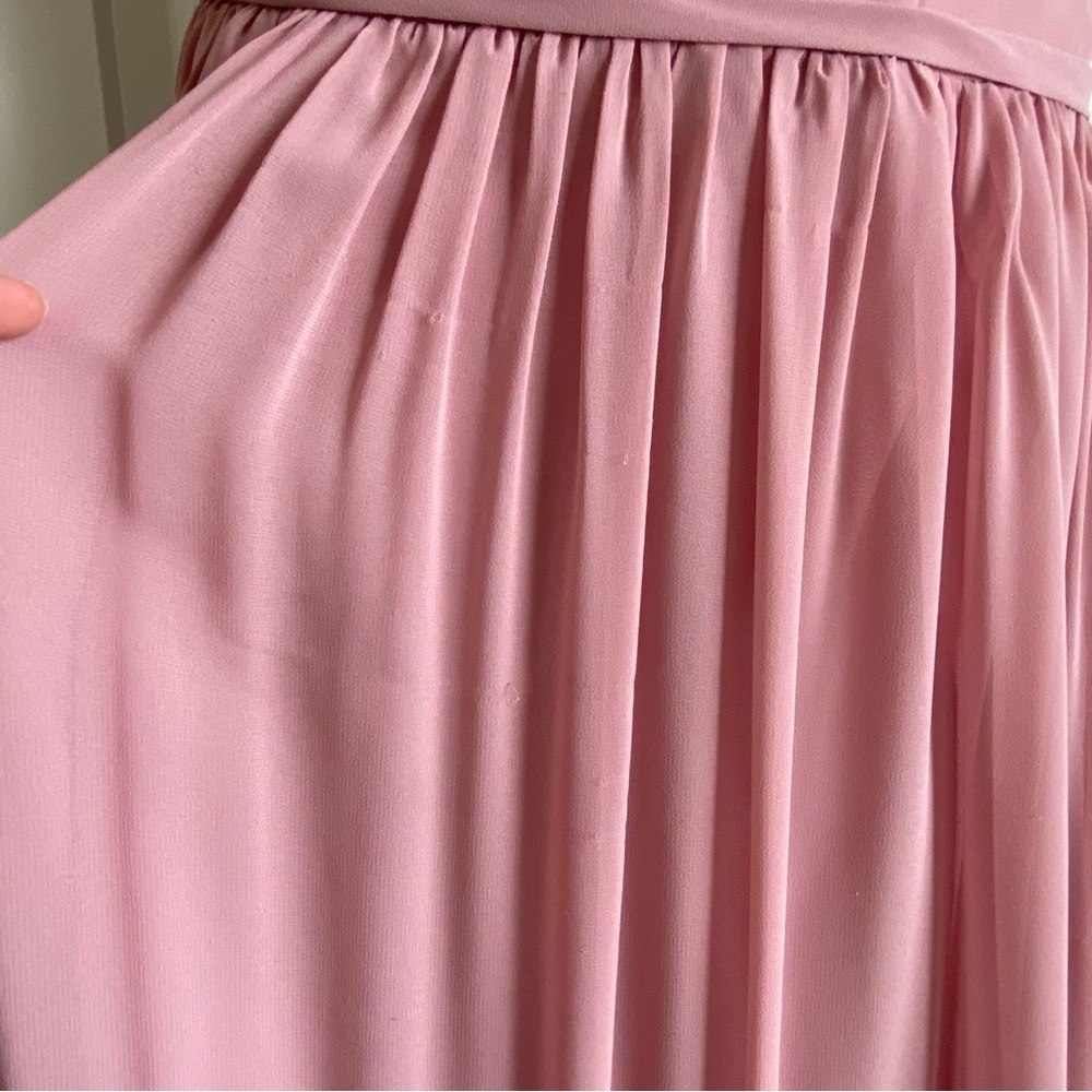 Azazie Cora Dusty Rose Bridesmaid Dress - Picture 10 of 11